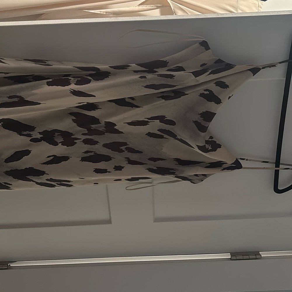 Express animal print dress
